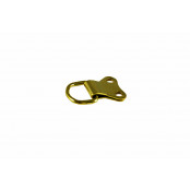 D Ring, Brass Plated, 2-Hole