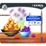 Lyra Rembrandt Polycolor Metal Box 24 