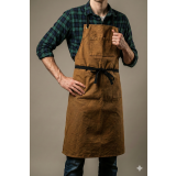 Labour & Wait Khaki Dyed Cotton Apron