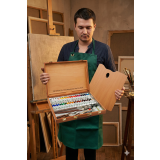 Old Holland Oils 15103 Wooden Box Set 34 x 40ml